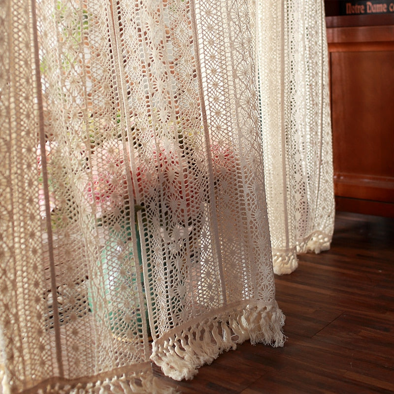 Crochet Curtain Platte