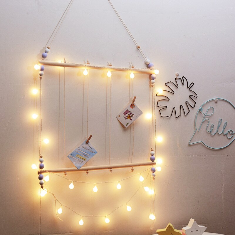 Macrame Photo Frame Starlight (with LED)