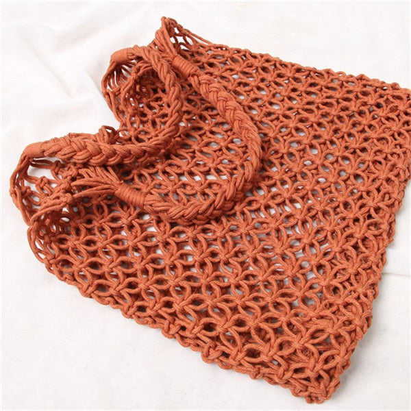 Macrame Hand Bag Spain (2 Models & 7 Colors)