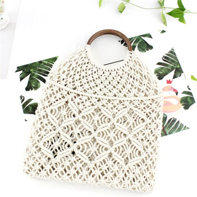 Macrame Hand Bag Spain (2 Models & 7 Colors)