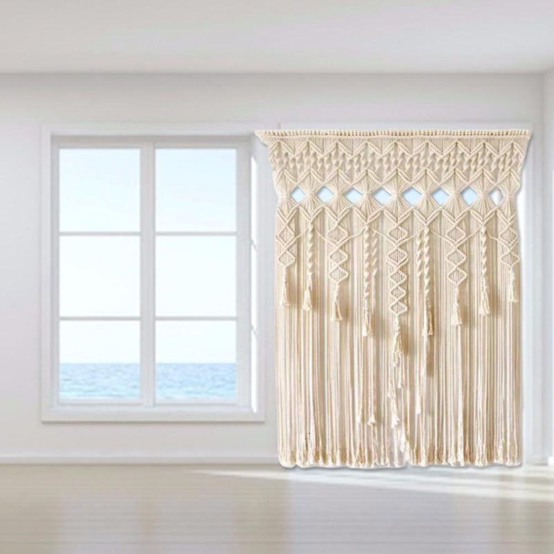 Macrame Curtain Lazne