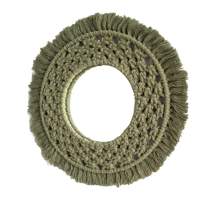 Macrame Wall Hanging Mirror Wick