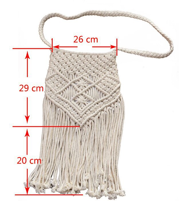 Macrame Hand Bag Giet (3 Colors)