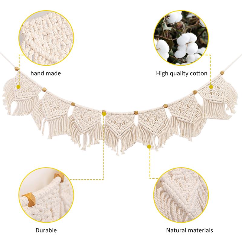 Macrame Wall Hanging Garland (2 Colours)