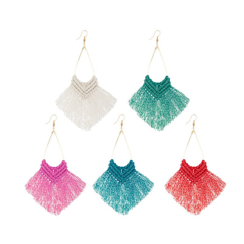 Macrame Earrings Baytown (5 Colors)