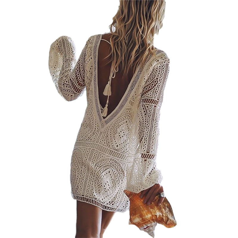 Bohemian Lace Dress Dergie (4 Sizes)