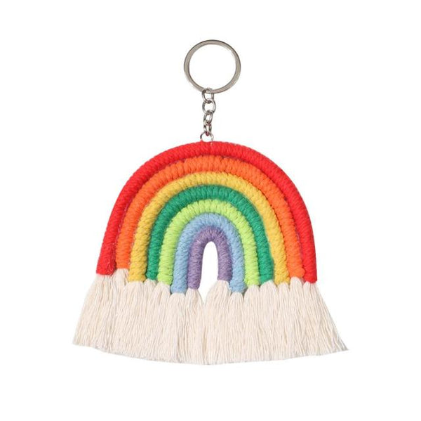 Macrame Keychain Rainbow (5 Colours)
