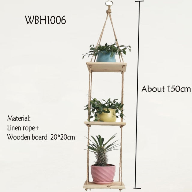 Macrame Plant Hanger Aura (7 Models)