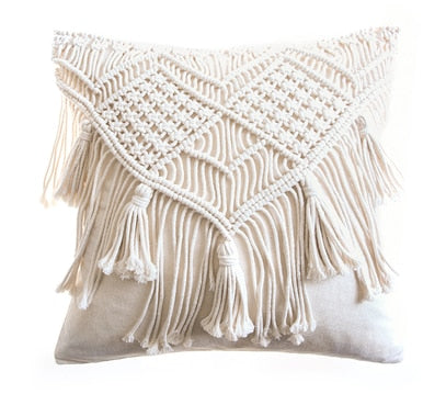 Macrame Cushion Cover Oreti (3 Colors)