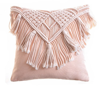 Macrame Cushion Cover Oreti (3 Colors)