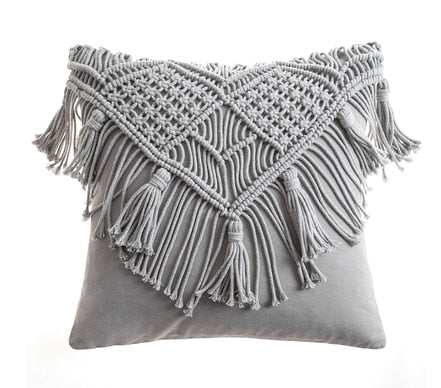 Macrame Cushion Cover Oreti (3 Colors)