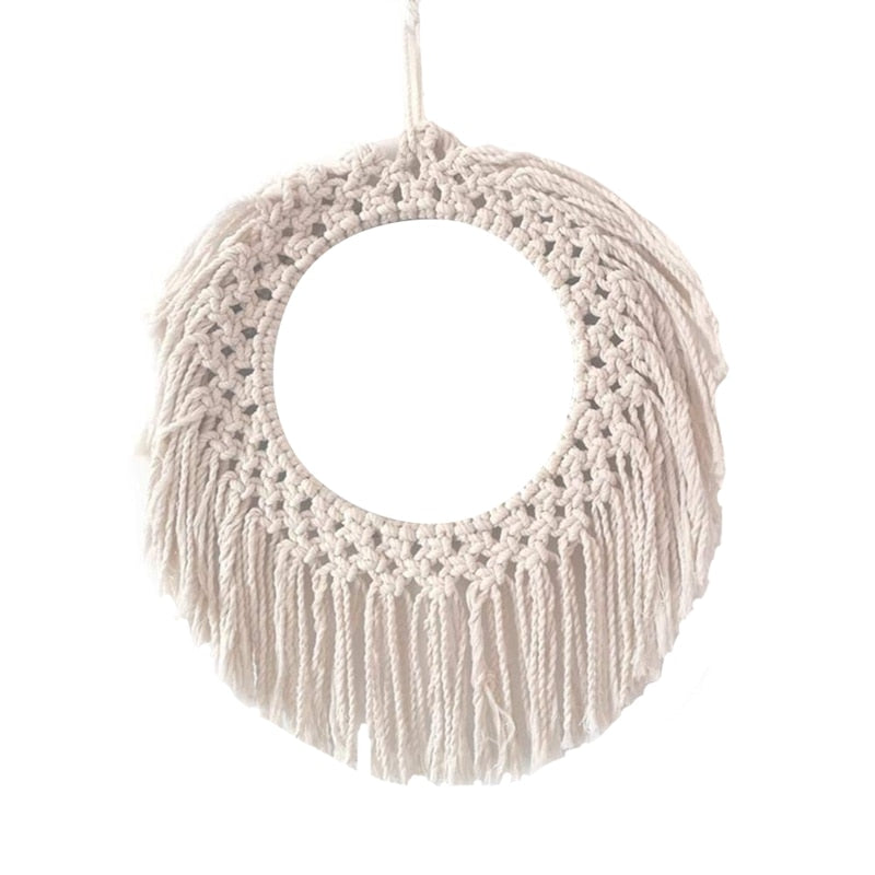 Macrame Wall Mirror Conwy