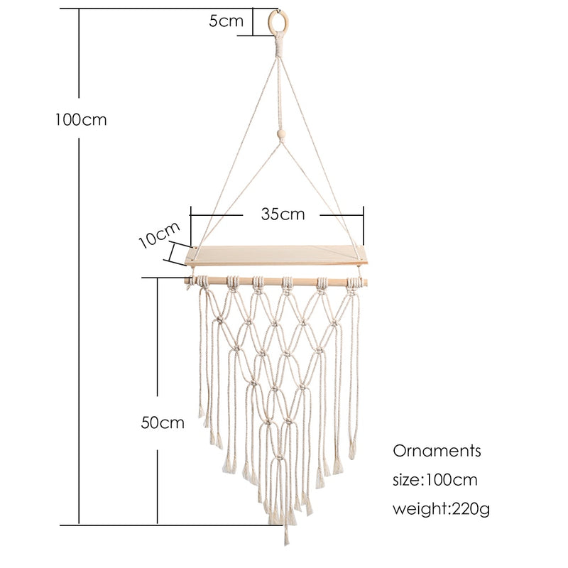 Macrame Hanging Shelves Owy (9 Models)