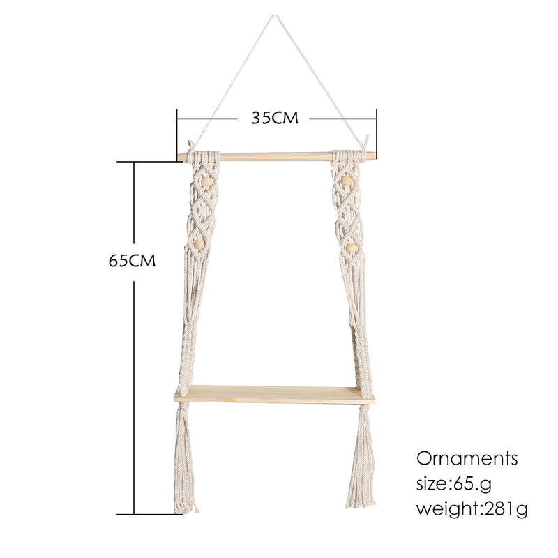 Macrame Hanging Shelves Owy (9 Models)