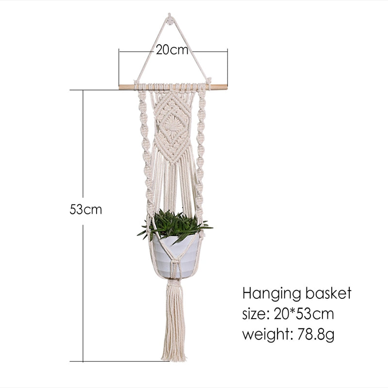 Macrame Plant Hangers Pair (9 Models)