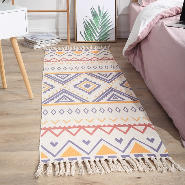 Bohemian Living Room Carpet Barrie (2 Sizes and 22 Colors)