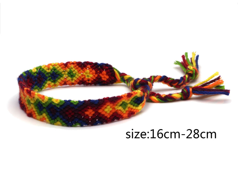 Macrame Bracelet Rainbow (3 Colors)