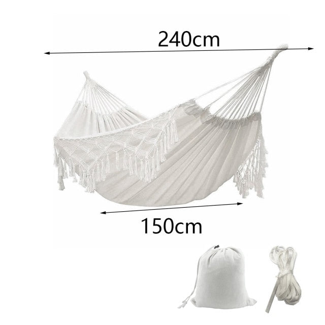 Macrame Hammock Bali (2 Colors and 2 Sizes)