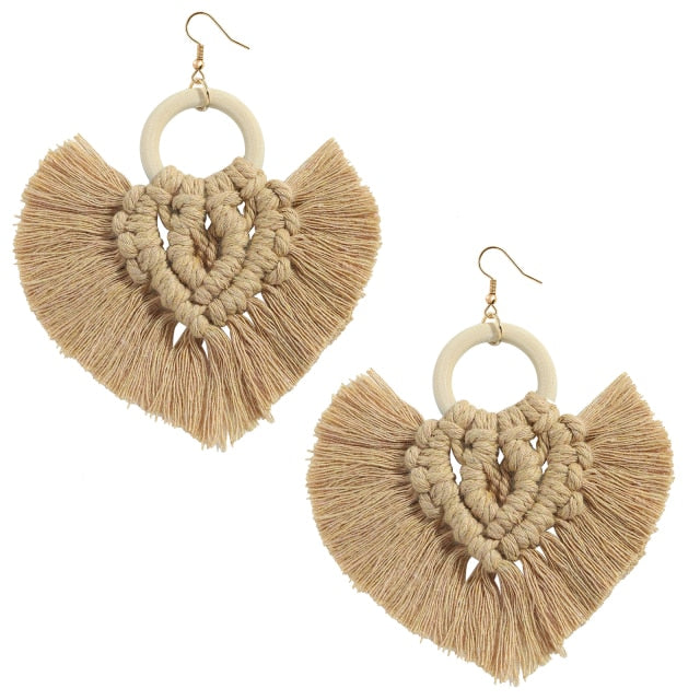 Macrame Earring Aylmer (5 Colors)