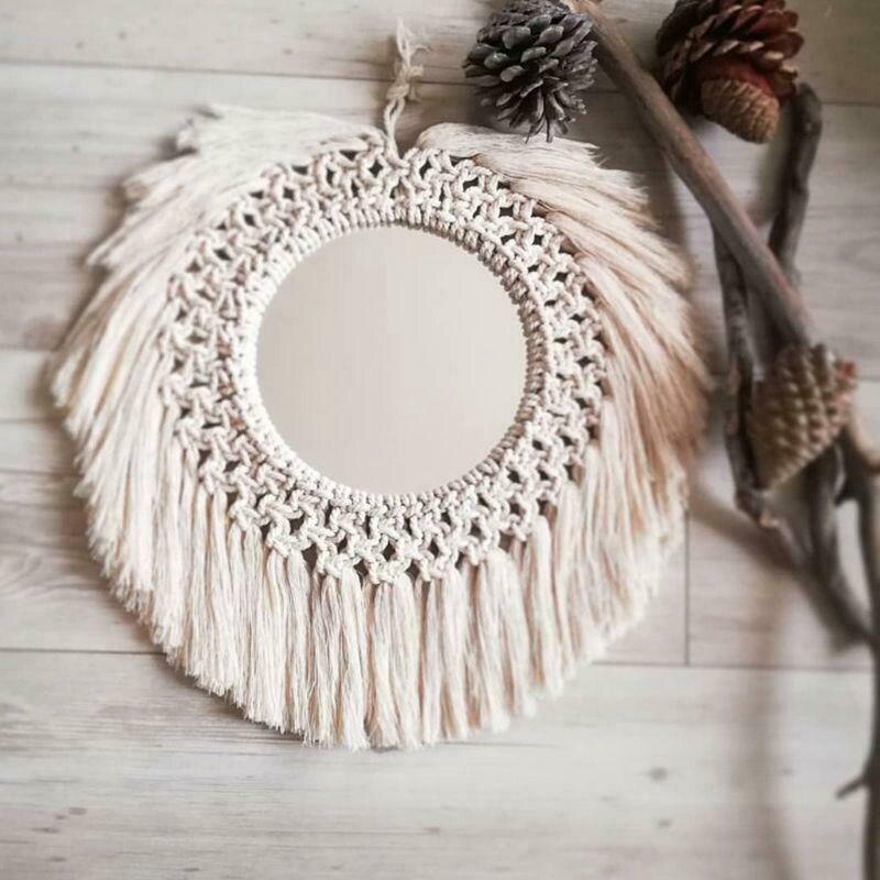 Macrame Wall Mirror Conwy