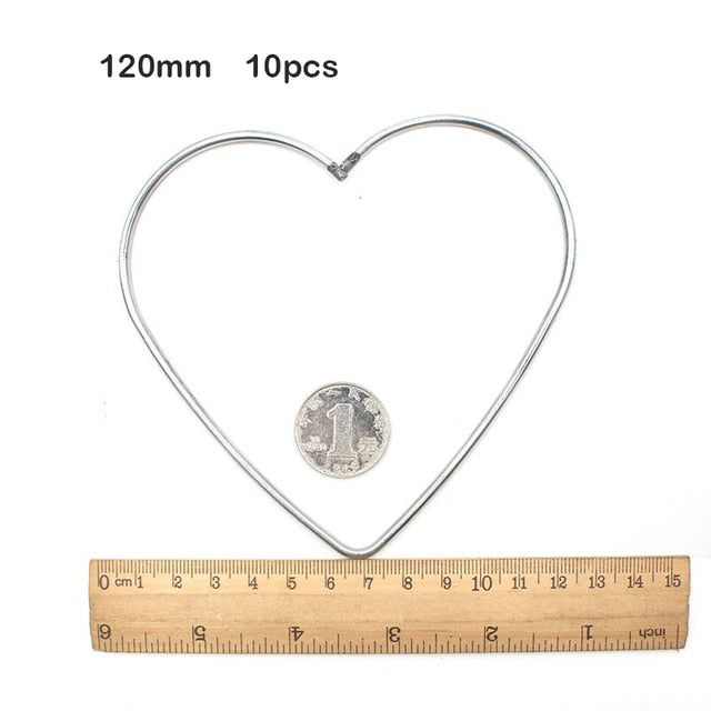 Macrame Ring Heart (10 Pcs & 6 Sizes)