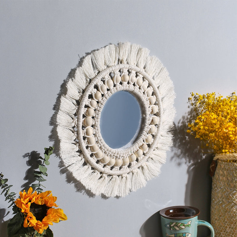 Macrame Wall Hanging Mirror Misuri (2 Models)