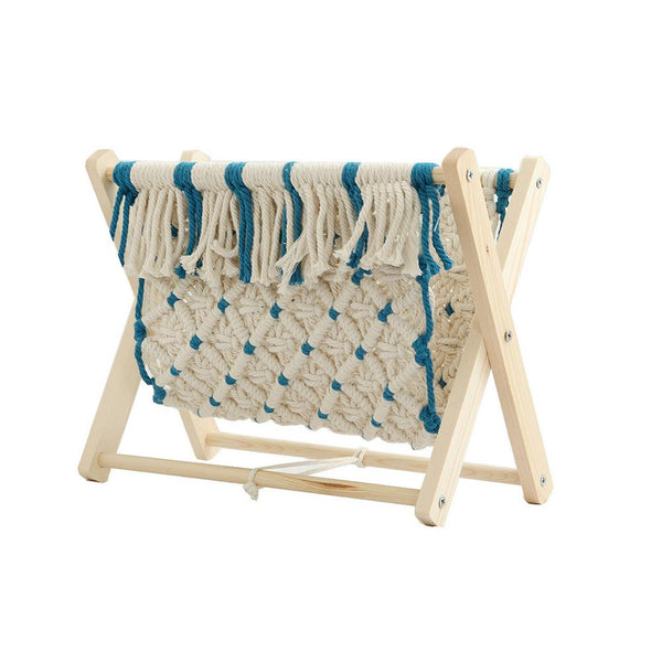 Macrame Magazine Rack Ocean