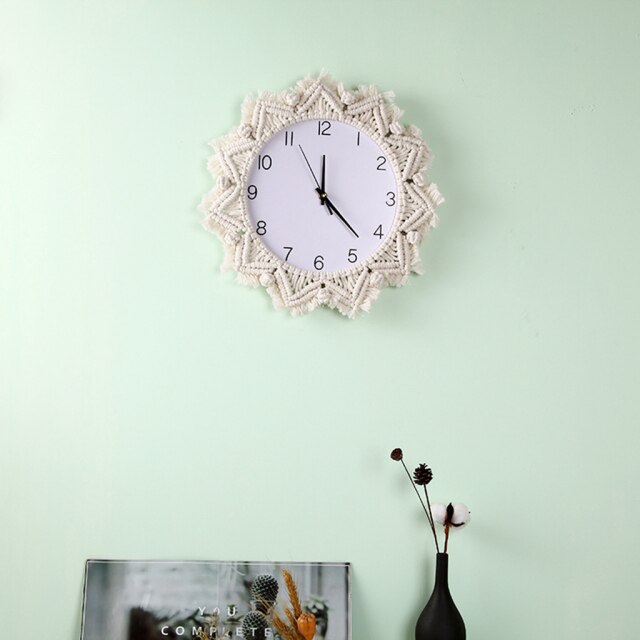 Macrame Wall Clock Stars (2 Models)