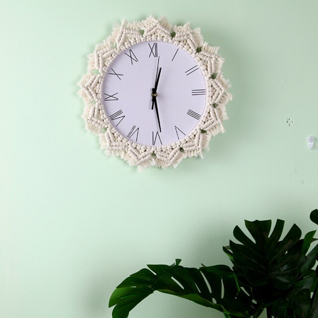 Macrame Wall Clock Stars (2 Models)