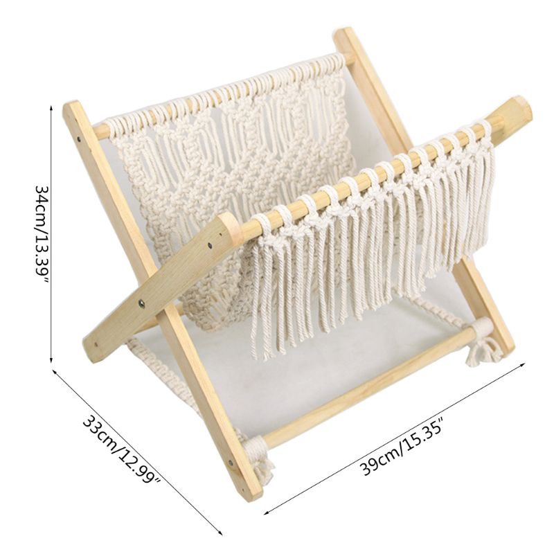 Macrame Magazine Rack Sakami