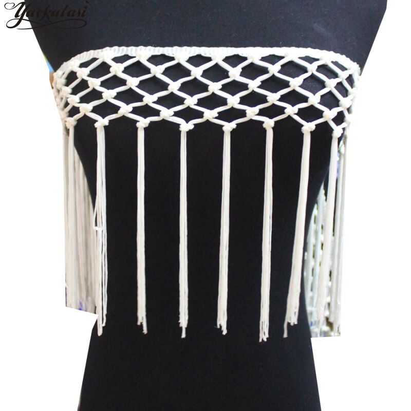 Macrame Fringed Dress Babine (11 Colors)