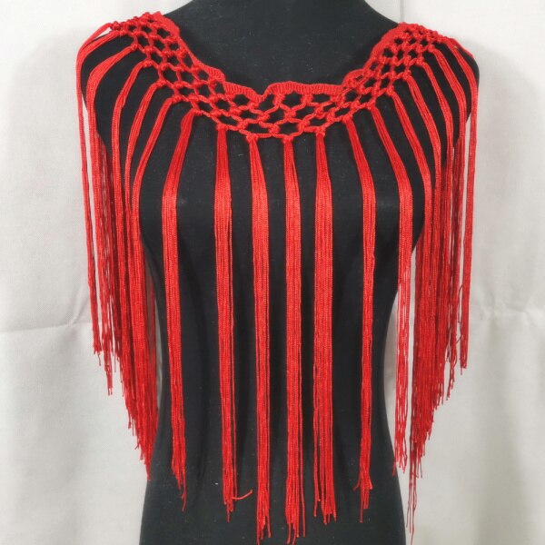 Macrame Fringed Dress Babine (11 Colors)