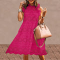 Cotton Lace Dress Avoca (8 Sizes and 7 Colors)