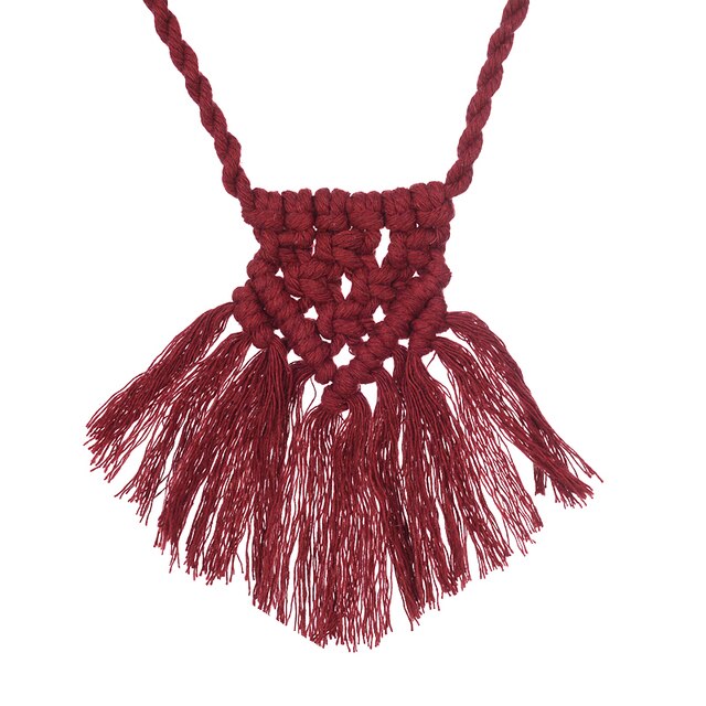 Macrame Necklace Tropic