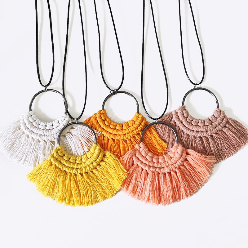 Macrame Necklace Hawai (4 Colors)