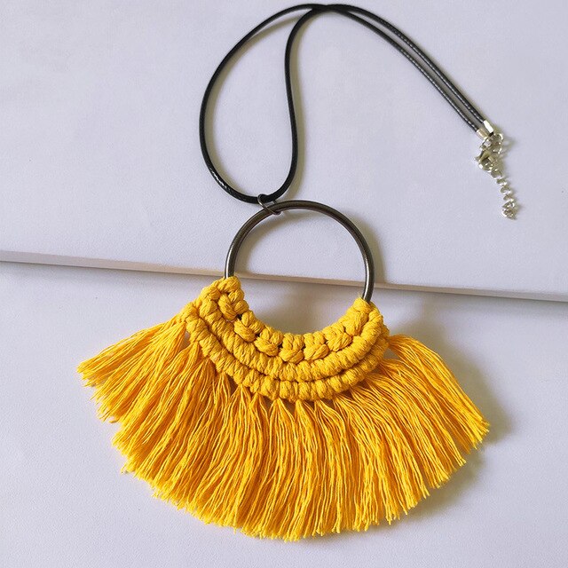 Macrame Necklace Hawai (4 Colors)