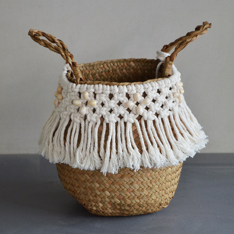 Macrame Wicker Basket Jucar (3 Models)