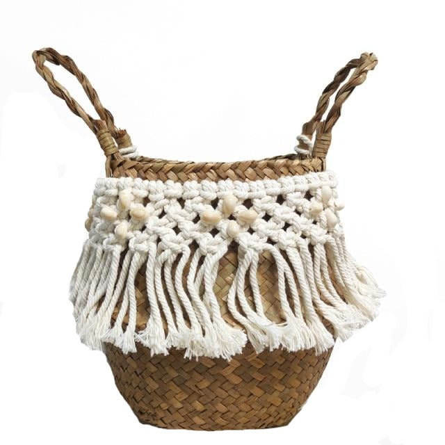 Macrame Wicker Basket Jucar (3 Models)