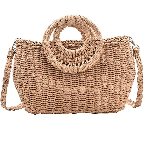 Macrame Straw Hand Bags Driwa (2 Colors)