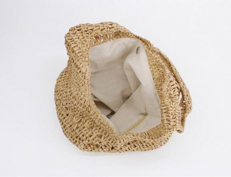 Macrame Woven Straw Bags Kivina (4 Colors)