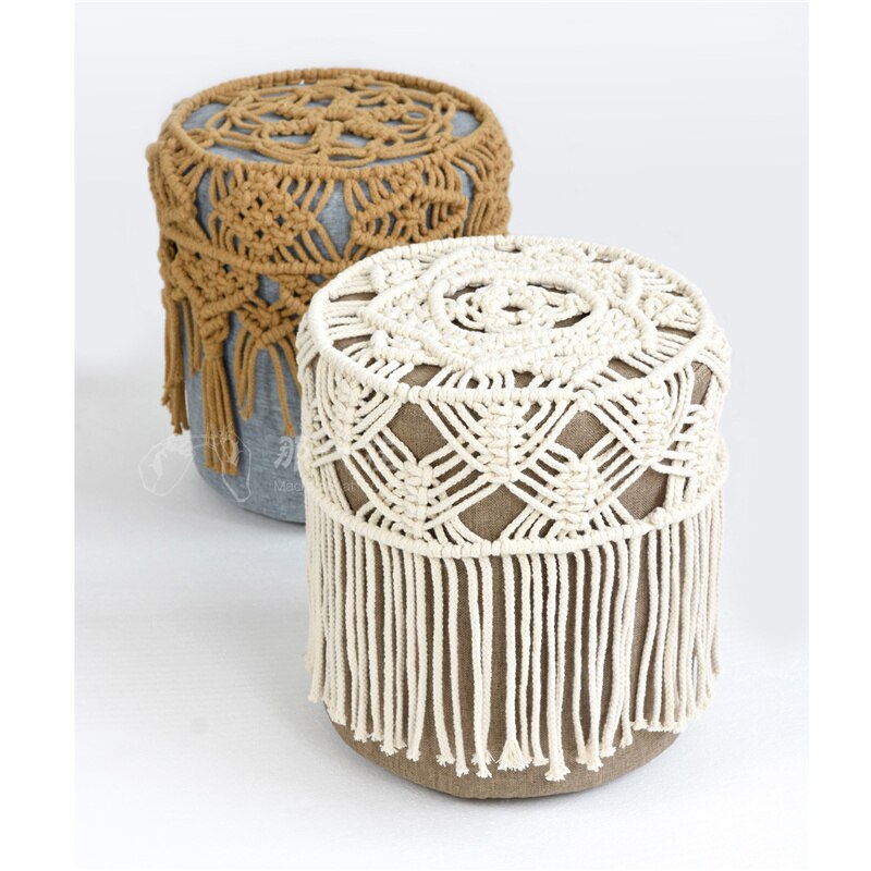 Macrame Round Chair Cover Skien (2 Colors)