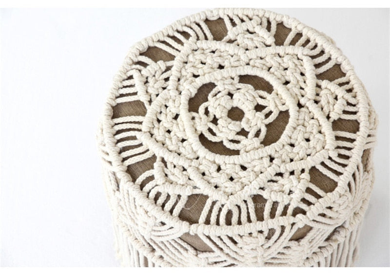 Macrame Round Chair Cover Skien (2 Colors)