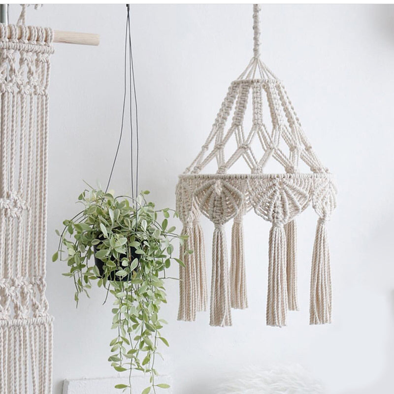 Macrame Lampshade Cluta