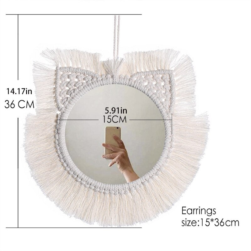 Macrame Mirror Madrid