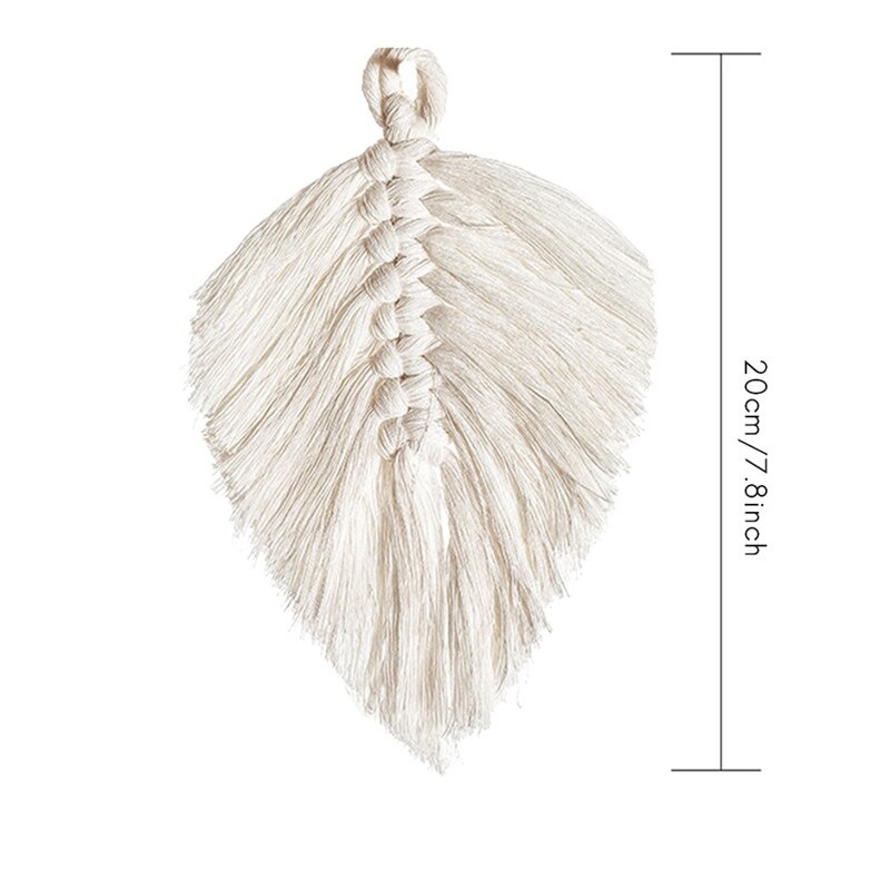 Macrame Feather David (4 Pcs)