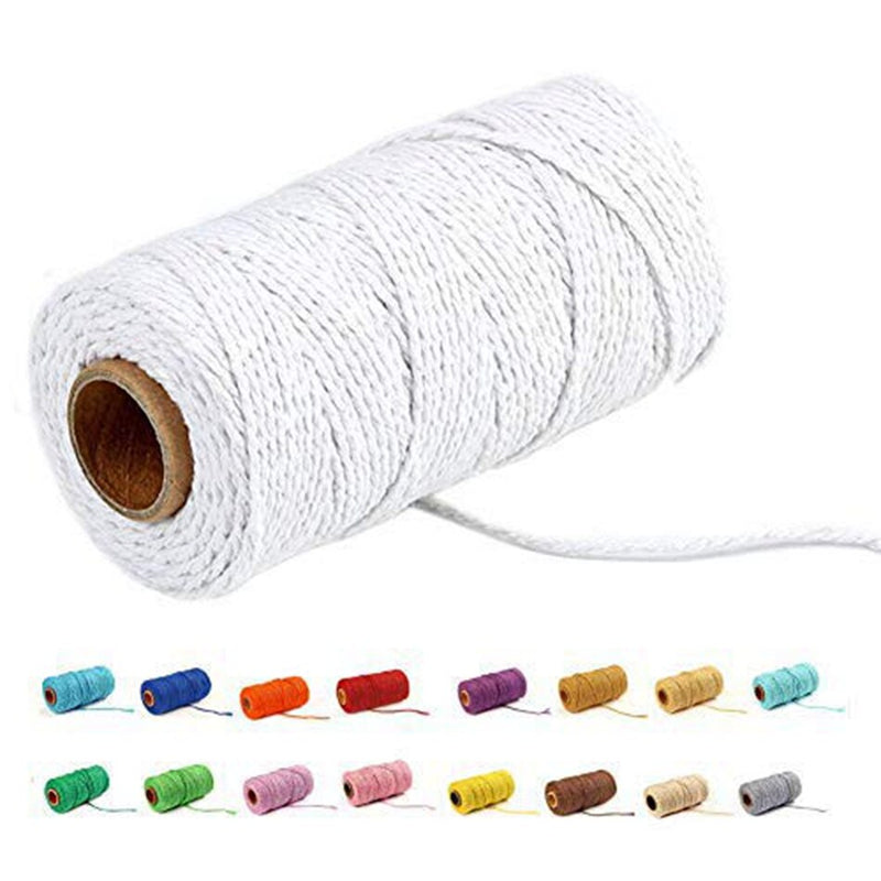 Macrame Cotton Cord Krema (30 Colors)