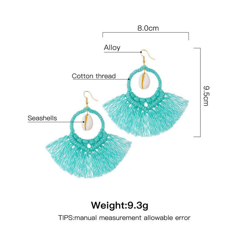 Macrame Earring Salvador (6 Colors)