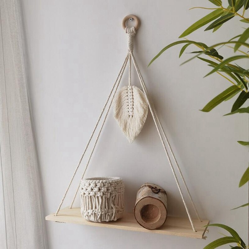 Macrame Wall Hanging Shelf Dina