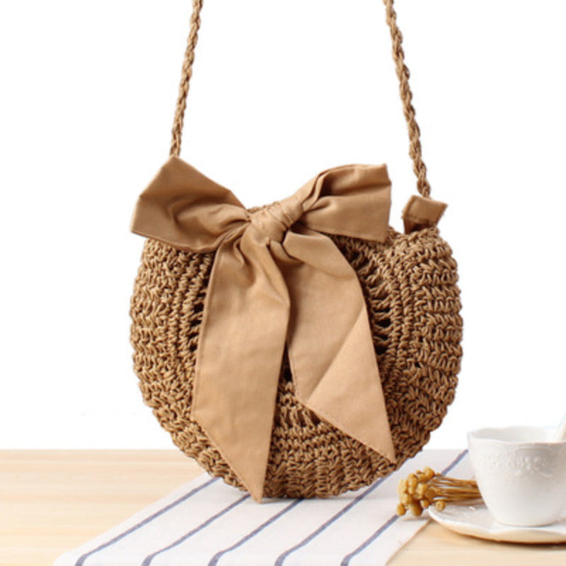 Round Straw Bag Acatlan (2 Colors)