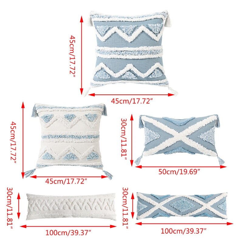 Bohemian Macrame Cushion Cover Kicha (5 Models)